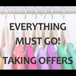 Everything must go!!